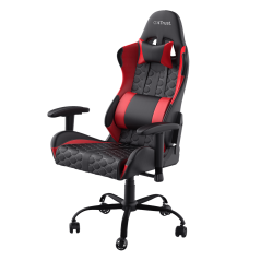 Trust Gaming GXT 708R Resto Gaming Chair Black Red – Ultimate Comfort & Style for Gamers!